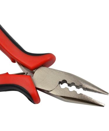 Hair Extensions Pliers 3-Hole Hair Pliers for Micro Nano Ring Hair Extensions Opener and Removal Red 3-hole - Buy Online on GoSupps.com