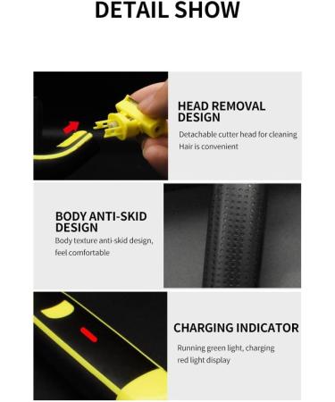 Buy Wet and Dry Electric Shaver - 360 Face Hybrid Beard Trimmer with 4 Heads | Durable Non-Slip Design - Perfect Gift for Men - Buy Online on GoSupps.com