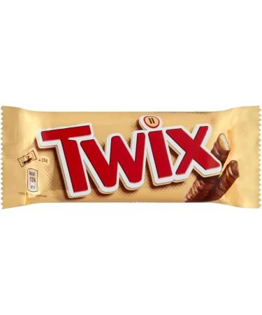 Twix Standard Twin Chocolate Bars 25 x 50g New Christmas Chocolates with VIMIX Gift Box - Buy Online on GoSupps.com