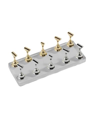 Acrylic Practice Stand Fingernail Display Holder For False Nails