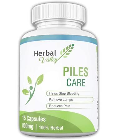 CROW HerbalValley Piles Care Capsules - 15 Capsules