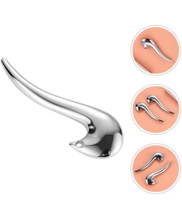 Gua Sha Stainless Steel Massage Device - Facial Scrub for Eye Swelling & Folds | Facelifting Tool - Buy Online on GoSupps.com