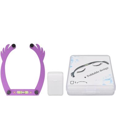 Eyebrow Marker Ruler Adjustable Clean Eyebrow Mapping Ruler Foldable Lock Design Aluminum Cotton Thread for Salon (Purple) - Buy Online on GoSupps.com