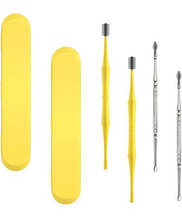 Stainless Steel Double-Sided Earwax Removal Kit - 8pcs Assorted Care Curettes for Men and Women - Buy Online on GoSupps.com