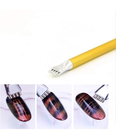 8Pcs Nail Magnet Tool Set for DIY Magic 3D Cats Eyes Nail Art - Manicure Magnet Stick & Pen for UV Gel Polish - Buy Online on GoSupps.com