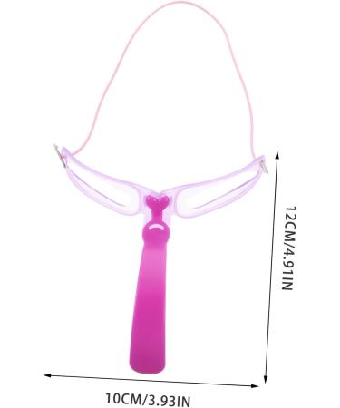 TOVINANNA 2pcs Set Three-dimensional Eyebrow Card Brow Shaping Stencil Tool Miss Eyebrow Marks mediumx2pcs Violetx2pcs - Buy Online on GoSupps.com