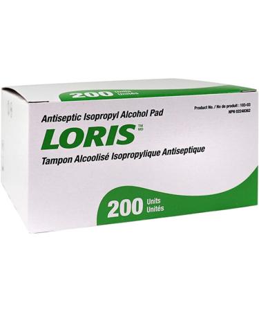 Loris Antiseptic 70% Isopropyl Alcohol (10 Pack | 2000 Pads) - Buy Online on GoSupps.com