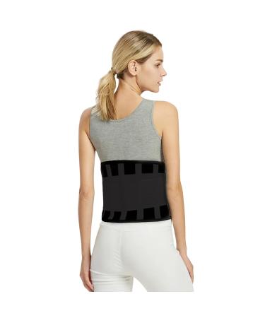 FORCHE Adjustable Lumbar Support Belt for Lower Back Pain Relief - Breathable Back Brace for Men and Women (L) - Buy Online on GoSupps.com