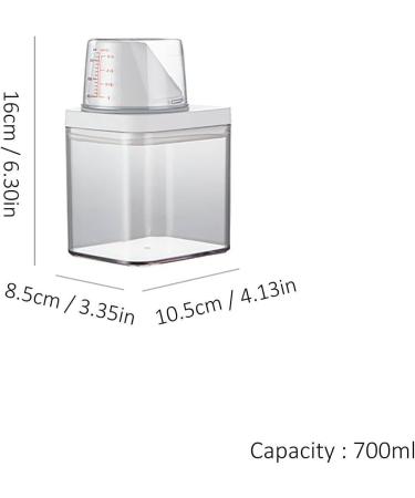 Laundry Detergent Dispenser 1500ml Laundry Powder Container Reusable Laundry Bottles Washing Up Powder Container For Home - Buy Online on GoSupps.com