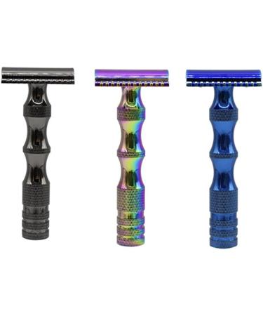 Buy Henry Rotatable Double Edge Razor - Classic Men's Shaving Tool for Manual Hair Removal - Colorful & Efficient - Buy Online on GoSupps.com