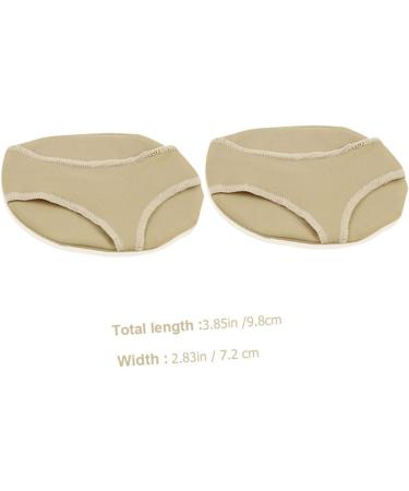Healeved Metatarsal Pad Sleeve - 2pcs Hallux Sleeve Separator | Gel Forefoot Inserts & Insoles for Pain Relief | 9.8x7.2cm - Shop Now - Buy Online on GoSupps.com