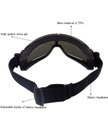 DoxiGlobal Airsoft Tactical Safety Goggles - Anti Fog UV Glasses with 3 Color Lenses for Paintball, Shooting, Hunting, Cycling, Military - Eye Protection - Buy Online on GoSupps.com