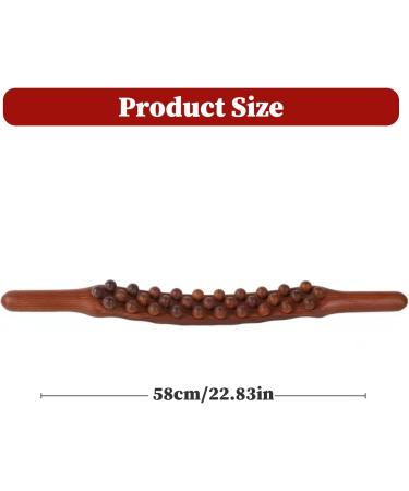 23 Wooden Therapy Massage Tools & 31 Pearl Back Rollers for Body Shaping & Lymphatic Drainage - International Shipping Available - Buy Online on GoSupps.com