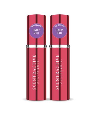 CA Perfume Impression of Victoria S. Lover s Spell For Women Replica Version Fragrance Dupes Concentrated Long Lasting Eau de Parfum Spray Refillable Atomizer Bottle 0.17 Fl Oz/5ml-X2 VICTORIA S. LOVER S SPELL IMPRESSION 0.34 Fl Oz (Pack of 1)