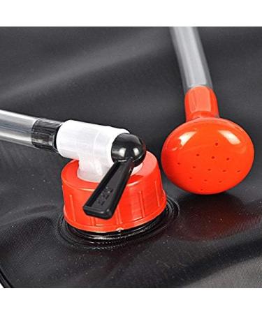 VIGLT Portable 20L/5 Gallons Solar Camp Shower Bag with Removable Hose and On-Off Switchable Shower Head - Ideal for Outdoor Camping and Traveling - Buy Online on GoSupps.com