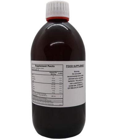 Hawthorn Berry Concentrated Herbal Extract 525ml - Glass Bottle for Heart Health - Buy Online on GoSupps.com