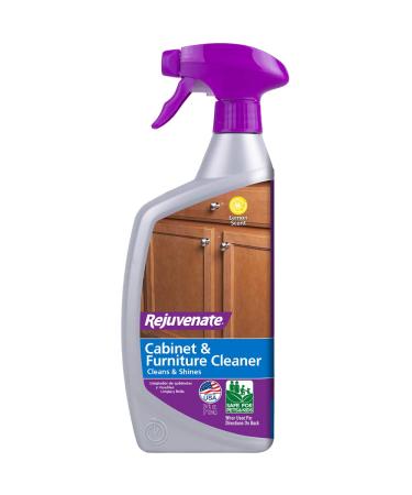 Rejuvenate Cabinet & Furniture Cleaner pH Neutral Streak and Residue Free Cleans Restores Protects 24 oz 1 Pack
