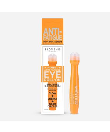 BIOVENE Anti-Fatigue Ultra Express 10% Vitamin C & Organic Banana Eye Concentrate Roll-On 15ml