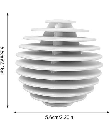 Kirdume Laundry Balls | Laundry Scrubbing Balls | Spherical Vane Lint Catcher Reusable Eco-friendly Laundry Scrubbing Balls Anti Static Ball For Reducing Drying Time And Wrinkles White - Buy Online on GoSupps.com
