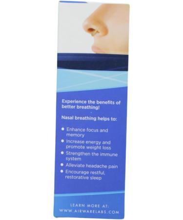 AirWare Breathe | Adhesive-Free Nasal Breathing Aid for Small Noses | Size Small (14) - International Shipping Available - Buy Online on GoSupps.com