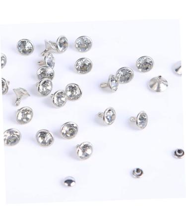 EXCEART 400 Sets Diamond Stud Rivets DIY Crafts Clothes DIY Rivets DIY Luggage Rivets Crystal Leather Goods 0.6X0.6X1CMx2pcs As Shownx2pcs - Buy Online on GoSupps.com