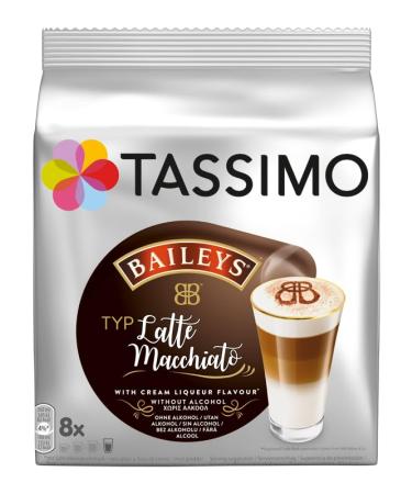 Tassimo Latte Macchiato Baileys - Creamy Coffee Capsules | 40 Servings of Indulgent Milk Coffee - Buy Online on GoSupps.com