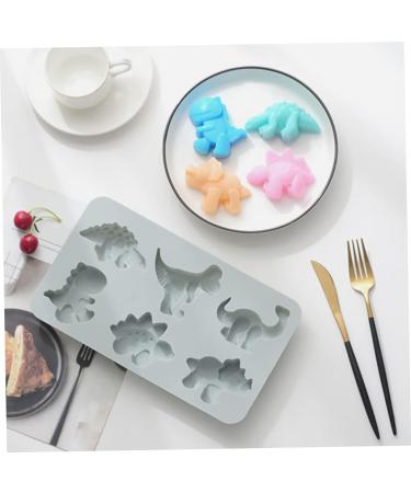 MAGICLULU 3D Birthday Cake Pan 10 Pcs Dinosaur Cake Mold Candy Jelly 3 Cube Moulds 28X16.2CMx5pcs - Buy Online on GoSupps.com