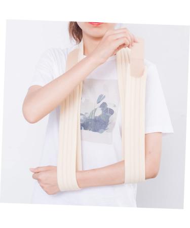 FRCOLOR Breathable Arm Sling for Shoulder Surgery | Adjustable Child & Adult Support | Dislocated Shoulder Brace - Beige - Buy Online on GoSupps.com
