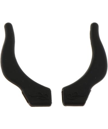 10 Pairs Silicone Eyeglasses Ear Hook Tips Anti-Slip Temple Holders in Black (45mm x 9mm) | International Shipping Available - Buy Online on GoSupps.com