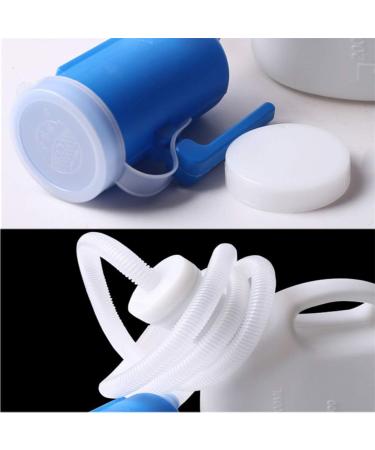 2000ML Unisex Urinal Bottles with 1.6M Hose and Lid Men's Or Woman Leakproof Emergency Urine Collector for Hospital Home Camping Car Travel Blue - Buy Online on GoSupps.com