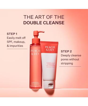 Peach & Lily - Power Calm Hydrating Gel Cleanser (3.38 oz) - Face Wash & Facial Cleanser - Light Makeup Remover - Chamomile Cucumber Fruit & Cica - Self Care - Vegan & Cruelty Free - Korean Skincare - Buy Online on GoSupps.com