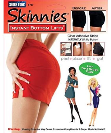 Skinnies Bottom Lifts - 5 Pairs | Instant Lifts for Round Firm Look | Made in USA - Buy Online on GoSupps.com