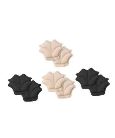 FOMIYES 4 Pairs Anti-Drop Half Size Mat Wear-Resistant Heel Pads Replaceable Heel Stickers Foot Accessory Foot Supply Heel Cushions Wear-Resistant Heel Stickers Comfortable Heel Pads Assorted Color 1 11.7X10CM