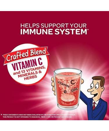 Airborne Very Berry Effervescent Tablets 10 count - 1000mg of Vitamin C - Immune Support Supplement (Pack of 4) 10 Count (Pack of 4) - Buy Online on GoSupps.com