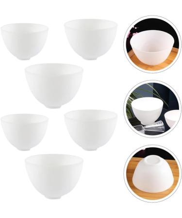 EXCEART 6pcs Silicone Face Mask Mixing Bowl Set - Anti-Falling, DIY Makeup Mud Stirring Bowl Cup for Home & Shop | Facial Mask Applicator - Buy Online on GoSupps.com