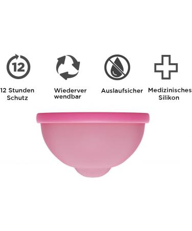 Peesafe Reusable Menstrual Disc - High Capacity 55ml | Medical Silicone Menstrual Cup & Storage Bag | Eco-Friendly Period Solution - Buy Online on GoSupps.com