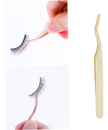 Angoily 2pcs Eyelash Nipper & Extension Applicator Tool | Small Mirrors for Crafts | Best Clip for False Eyelashes & Lash Extensions - 11.3x1cm - Buy Online on GoSupps.com