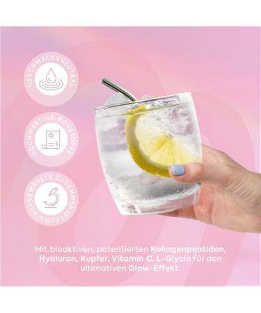More Glow Collagen & Hyaluron Powder - Premium 2x300g | Supports Fresh Skin & Connective Tissue | Made in Germany - Buy Online on GoSupps.com