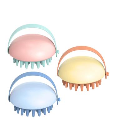 Kombiuda 3st Massagekamm Heusgen Multifunctional tool Massage brush for the scalp scratch-free shampoo brush cleaning brush clean shampoo ridge hairbrush W scher Massager t