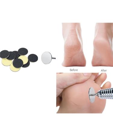 TQUXNGA 15/20/25mm Sanding Paper with Metal Disk Shaft Pedicure Tool Foot Dead Skin Remover Feet Care Salon Manicure Tools Plane 25mm - Buy Online on GoSupps.com