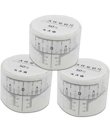 DOITOOL Disposable Eyebrow Template Eyebrow Ruler Sticker Mini Measure Tool Eyebrow Card Eyebrow Trimming - Buy Online on GoSupps.com