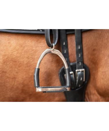 Equinate Safety Bar Charles 10cm - Stainless Steel Rubber Anti-Slip Stirrup Set for Adults & Children - Relieves Ankles - 2 Pieces - Buy Online on GoSupps.com