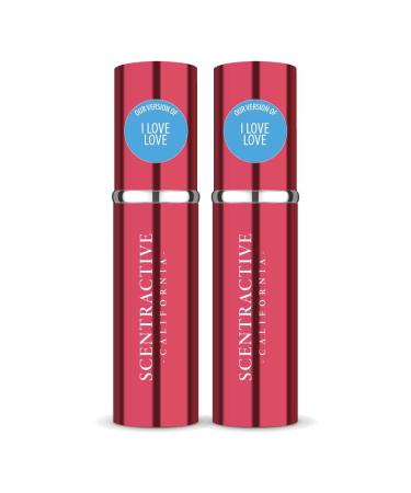 CA Perfume Impression of I Love Love For Women Replica Version Fragrance Dupes Concentrated Long Lasting Eau de Parfum Spray Refillable Atomizer Bottle 0.17 Fl Oz/5ml-X2 MSCHNO I LOVE LOVE IMPRESSION 0.34 Fl Oz (Pack of 1)