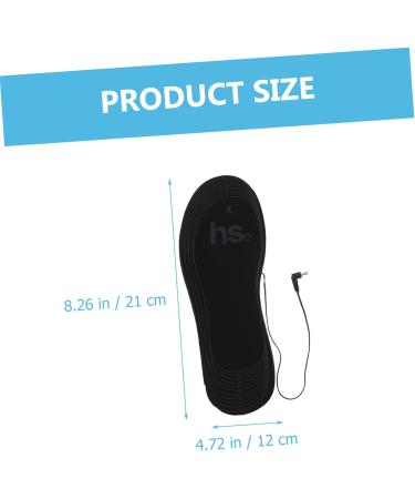 Buy NOLITOY Heating Insoles - Carbon Fiber Rechargeable Foot Warmers for Men's Heeled Boots | Winter Comfort & Washable Shoe Inserts - Buy Online on GoSupps.com