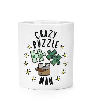 Crazy Puzzle Man Stars Makeup Brush Pencil Pot