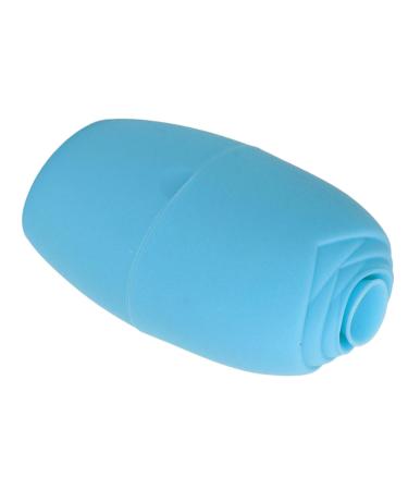 Silicone Ice Face Roller - Beauty Ice Massager Cube for Neck & Eye Skin Care | Cooling Tool (Blue) - Shop Now - Buy Online on GoSupps.com