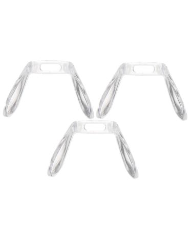 Combine 4 pieces glasses nose pads shoe clips saddlesteg-nose pads nose brick for glasses glasses glass nose pads travel containers for wet wipes hard plastic slip-resistant matt sunglasses