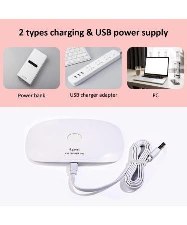 LED UV Nail Lamp 24W - Low Heat UV Light for Resin Cures 5 Nails Simultaneously Compatible with All Gels - Buy Online on GoSupps.com