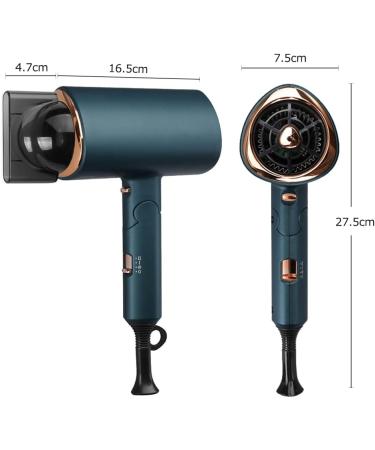 YIWENG Dryer Hair Dryer Professional Folding Portable Household 1800W High Power Hair Blower Hair Drier 3 Variable Speed - Buy Online on GoSupps.com