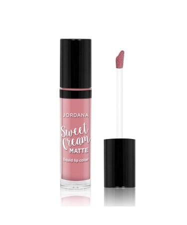 Jordana Sweet Cream Matte Liquid Lip Color 01 Cr me Brulee - Long-lasting Matte Lipstick - Buy Online on GoSupps.com
